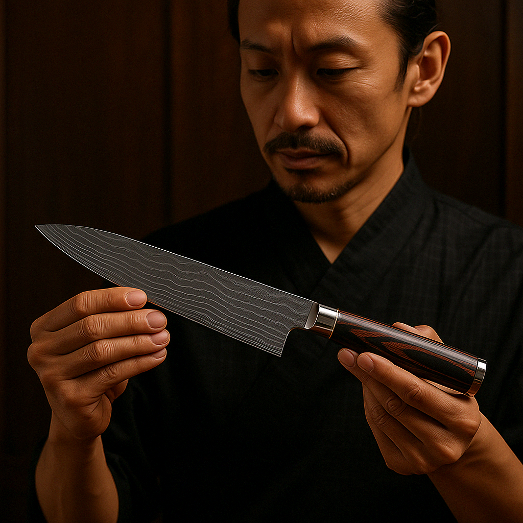 Tytanowa Kuchnia - Profesjonalne Noże Kuchenne | 7-Częściowy ZESTAW