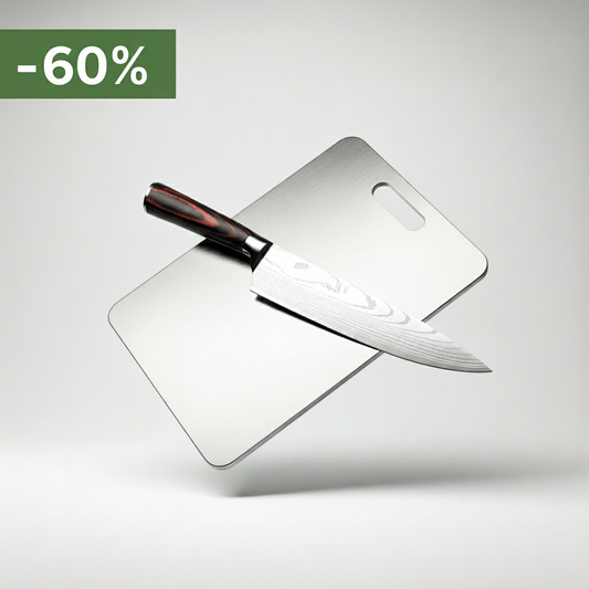 Zestaw Deska Do Krojenia | Deska i Nóż Szefa Kuchni