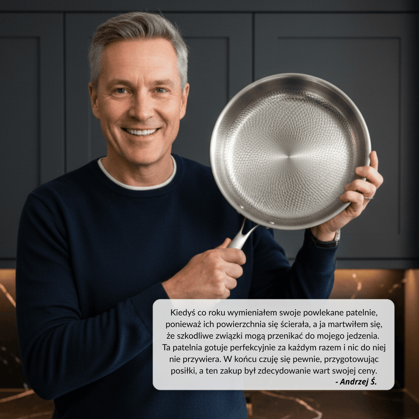 Zestaw Patelni i Przyborów Kuchennych | Wysoka Jakość, 3 Rozmiary